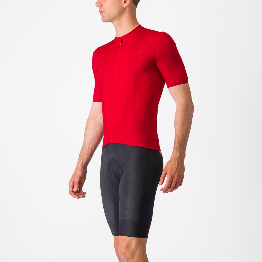 Castelli PROLOGO LITE Jersey Herre Rød | YPMRBEU-10