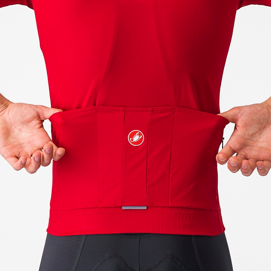 Castelli PROLOGO LITE Jersey Herre Rød | YPMRBEU-10