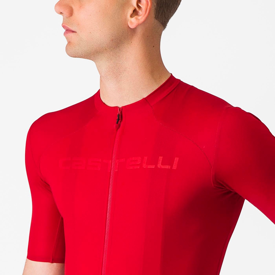 Castelli PROLOGO LITE Jersey Herre Rød | YPMRBEU-10