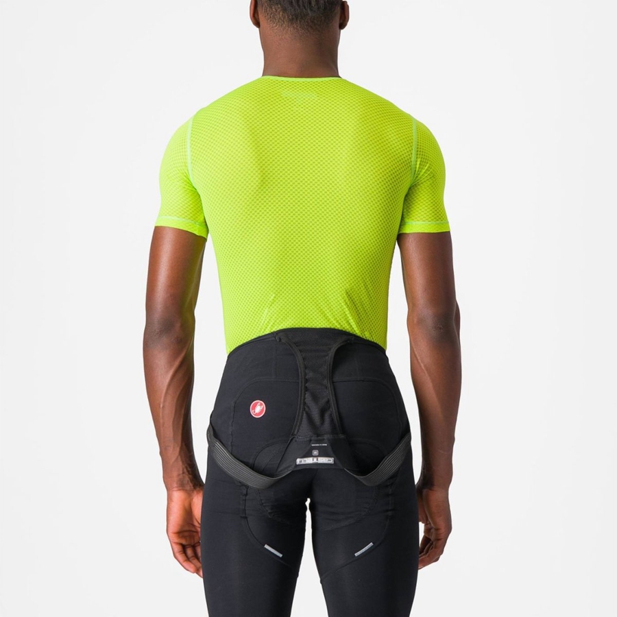 Castelli PRO MESH 2.0 SHORT SLEEVE Baselag Herre Lysegrøn | EFSUNXQ-69