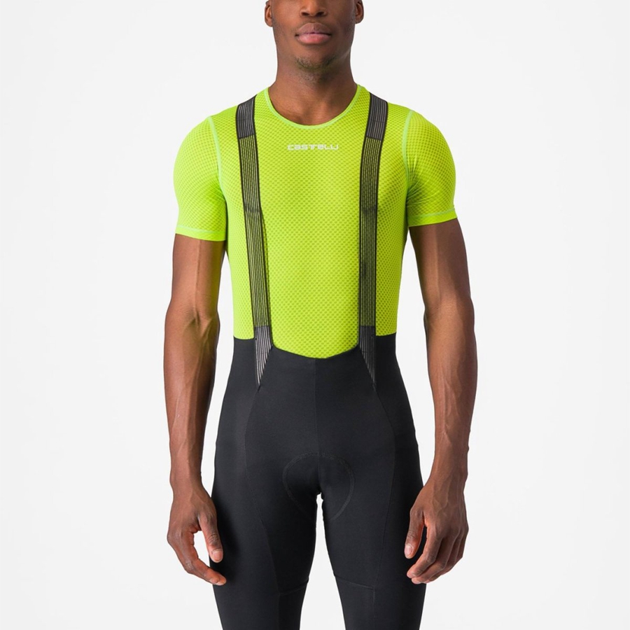 Castelli PRO MESH 2.0 SHORT SLEEVE Baselag Herre Lysegrøn | EFSUNXQ-69