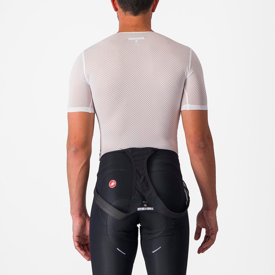 Castelli PRO MESH 2.0 SHORT SLEEVE Baselag Herre Hvide | NYURKOF-69