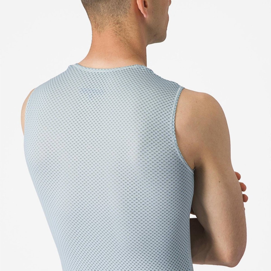 Castelli PRO MESH 2.0 SLEEVELESS Baselag Herre Blå | QXZFAGL-94