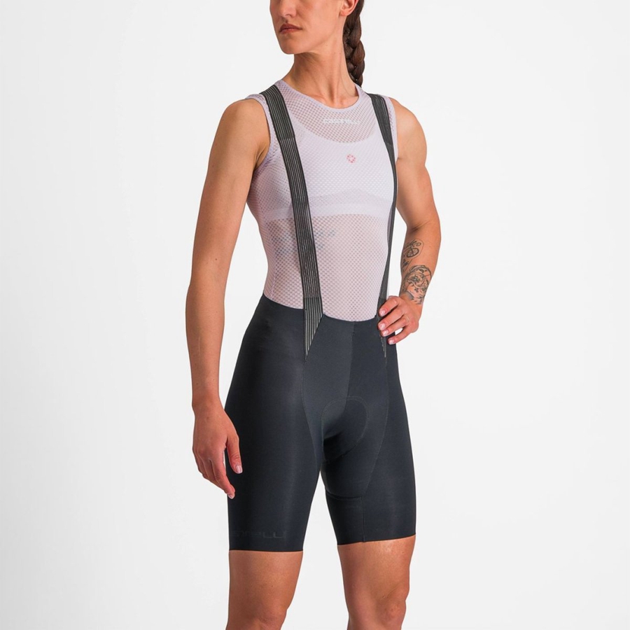 Castelli PRO MESH W SLEEVELESS Baselag Dame Lilla Hvide | PIMFJSO-94