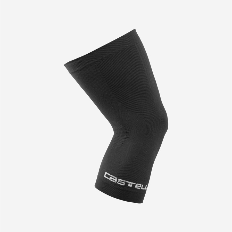 Castelli PRO SEAMLESS KNEE WARMER Benvarmer Dame Sort | WTGNHMS-90