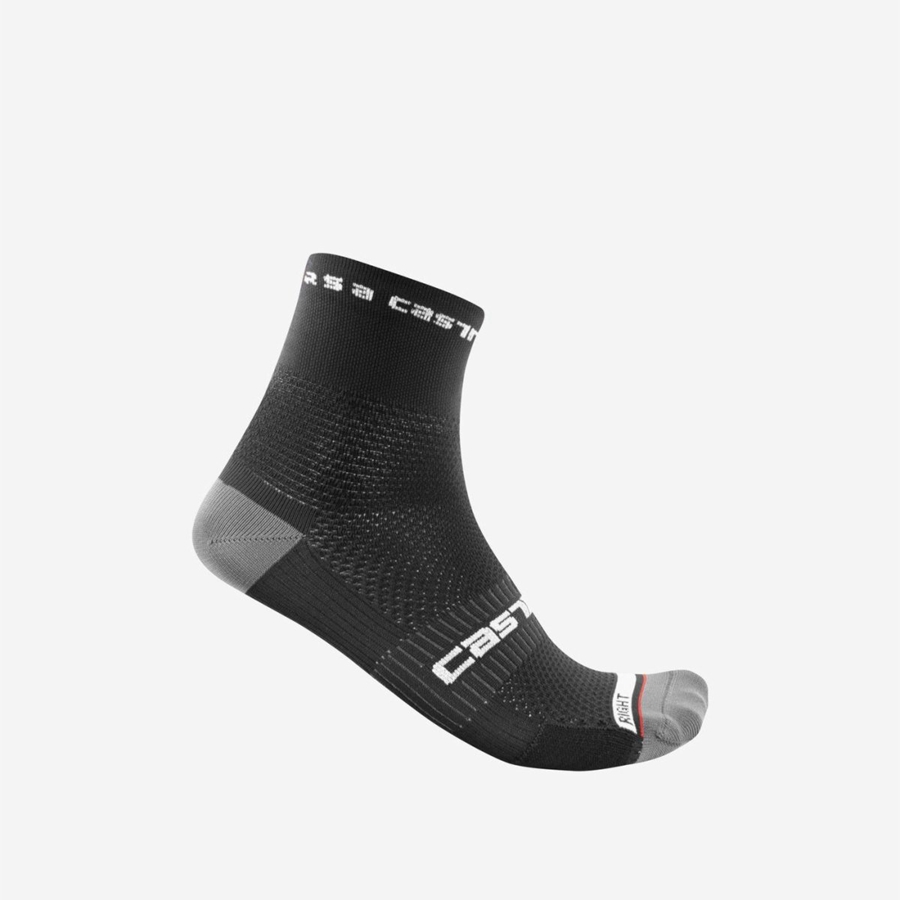 Castelli ROSSO CORSA PRO 9 Sokker Herre Sort | LHPFRVA-35