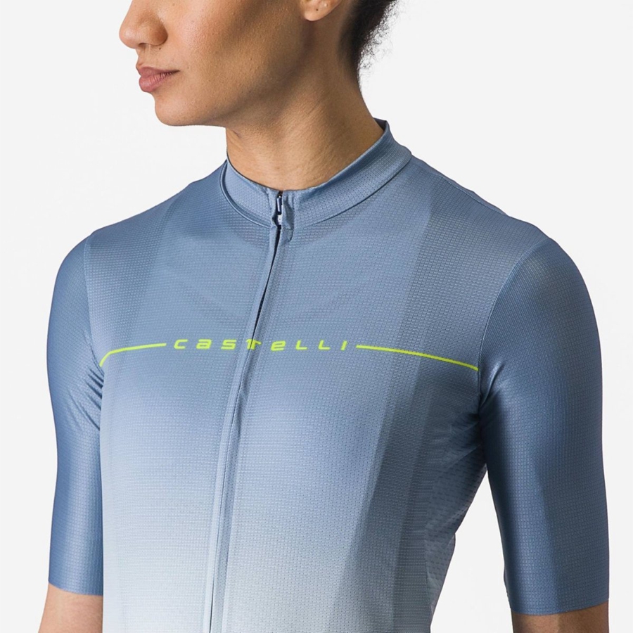 Castelli SALITA Jersey Dame Grå Blå Blå | PGCYRQM-71