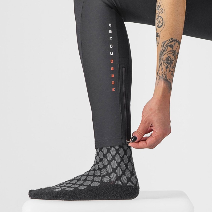 Castelli SORPASSO RoS W Bib Strømpebukser Dame Sort | KYGIZPE-69