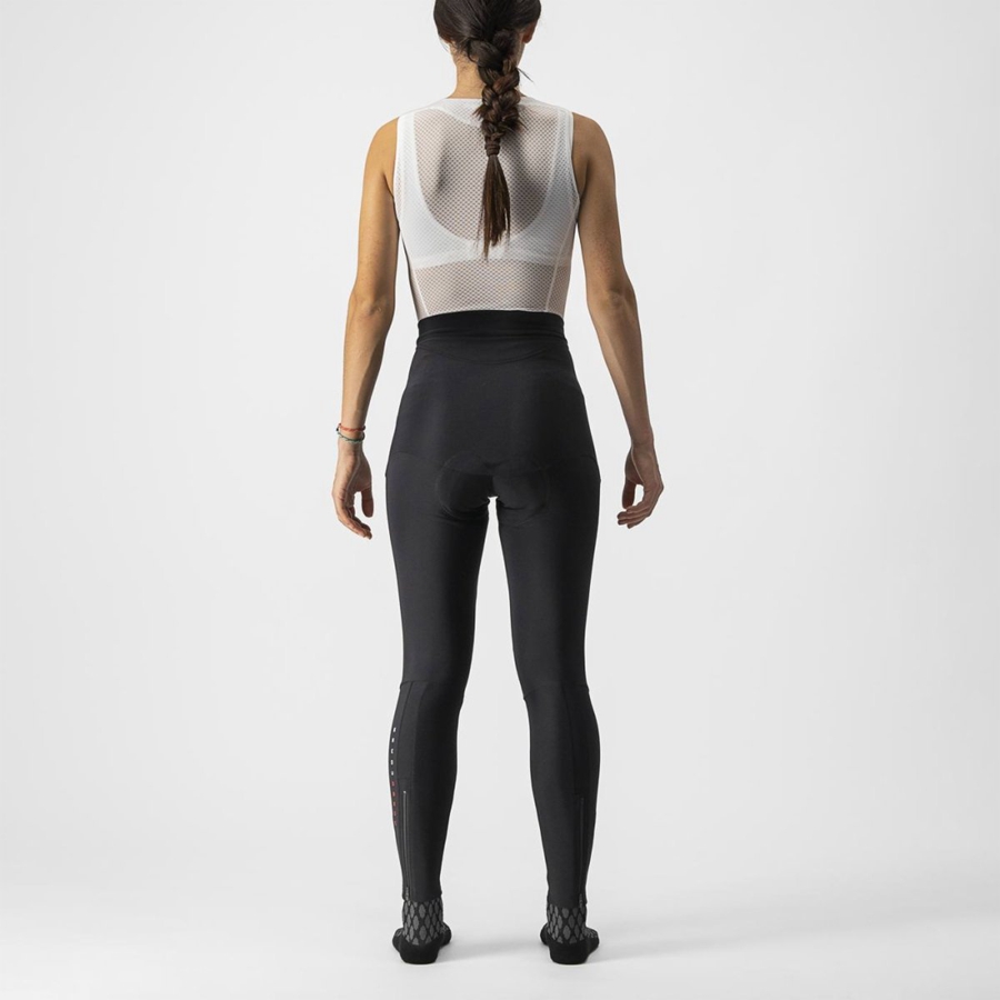 Castelli SORPASSO RoS W Leggings Dame Sort | VKFOLGU-86