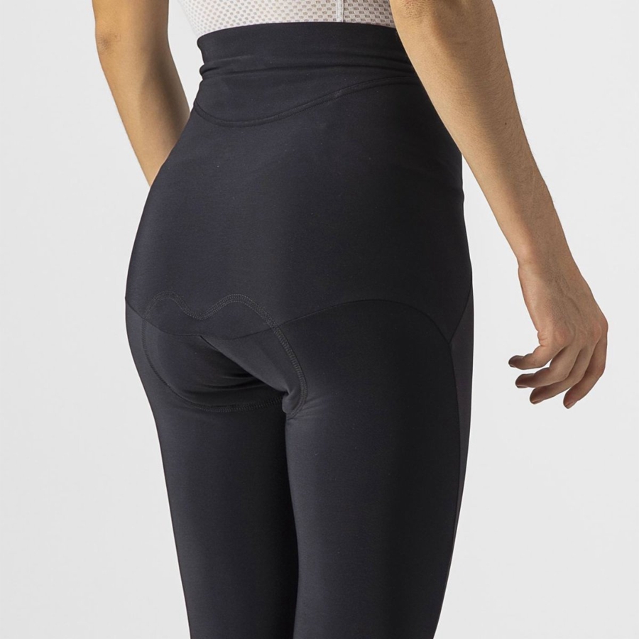 Castelli SORPASSO RoS W Leggings Dame Sort | VKFOLGU-86