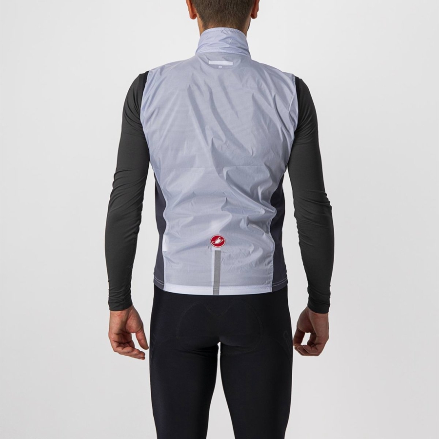 Castelli SQUADRA STRETCH Vest Herre Sølv Grå Mørkegrå | PAXGBNK-35