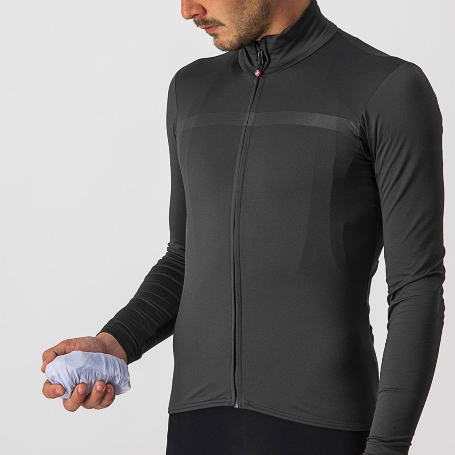 Castelli SQUADRA STRETCH Vest Herre Sølv Grå Mørkegrå | PAXGBNK-35