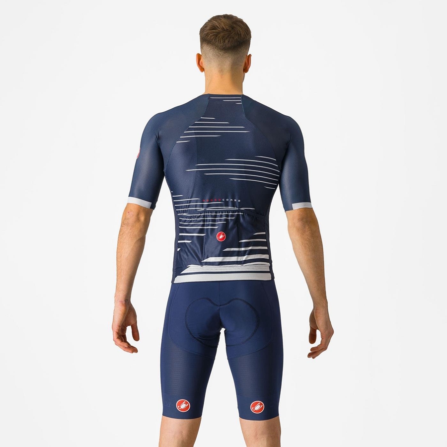 Castelli SUPERLEGGERA Bib Shorts Herre Blå | LVNUDQP-67