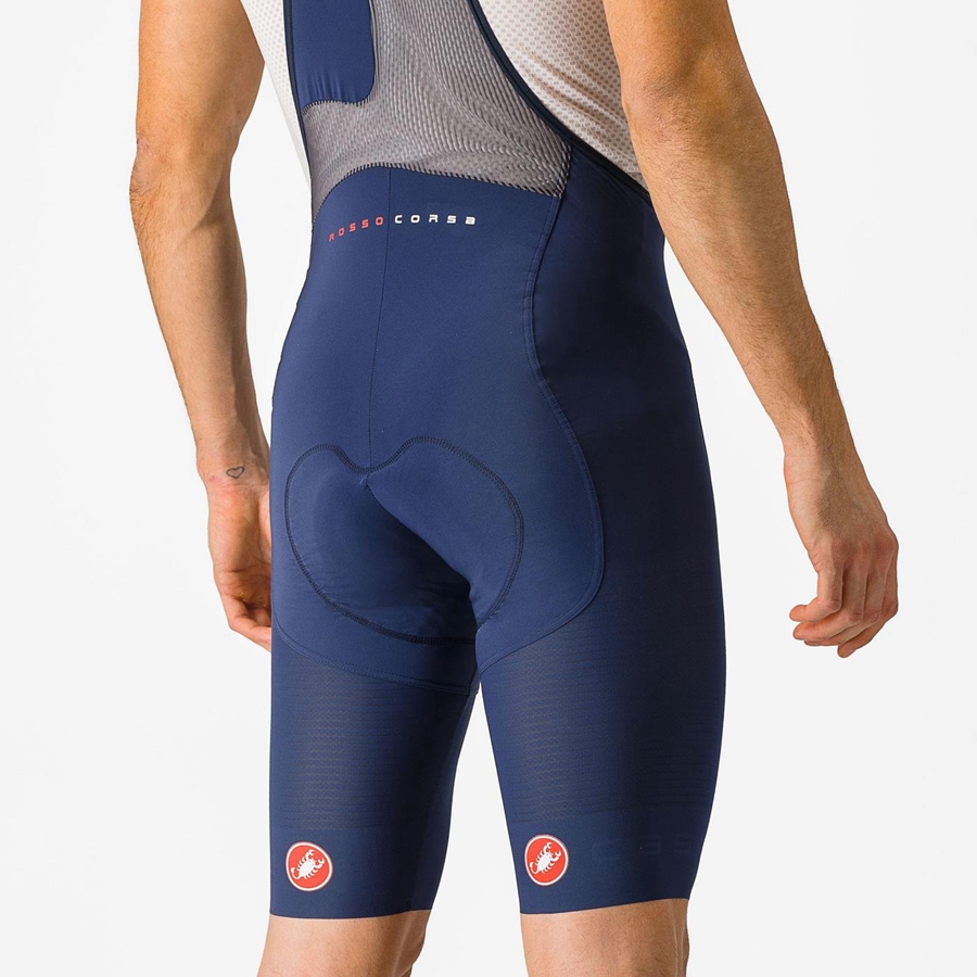 Castelli SUPERLEGGERA Bib Shorts Herre Blå | LVNUDQP-67