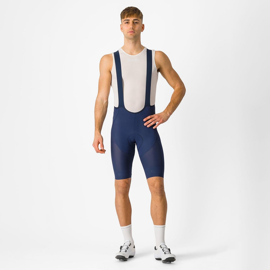 Castelli SUPERLEGGERA Bib Shorts Herre Blå | LVNUDQP-67