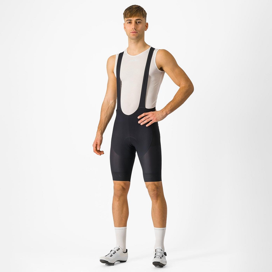 Castelli SUPERLEGGERA Bib Shorts Herre Sort | BSVWAFH-64