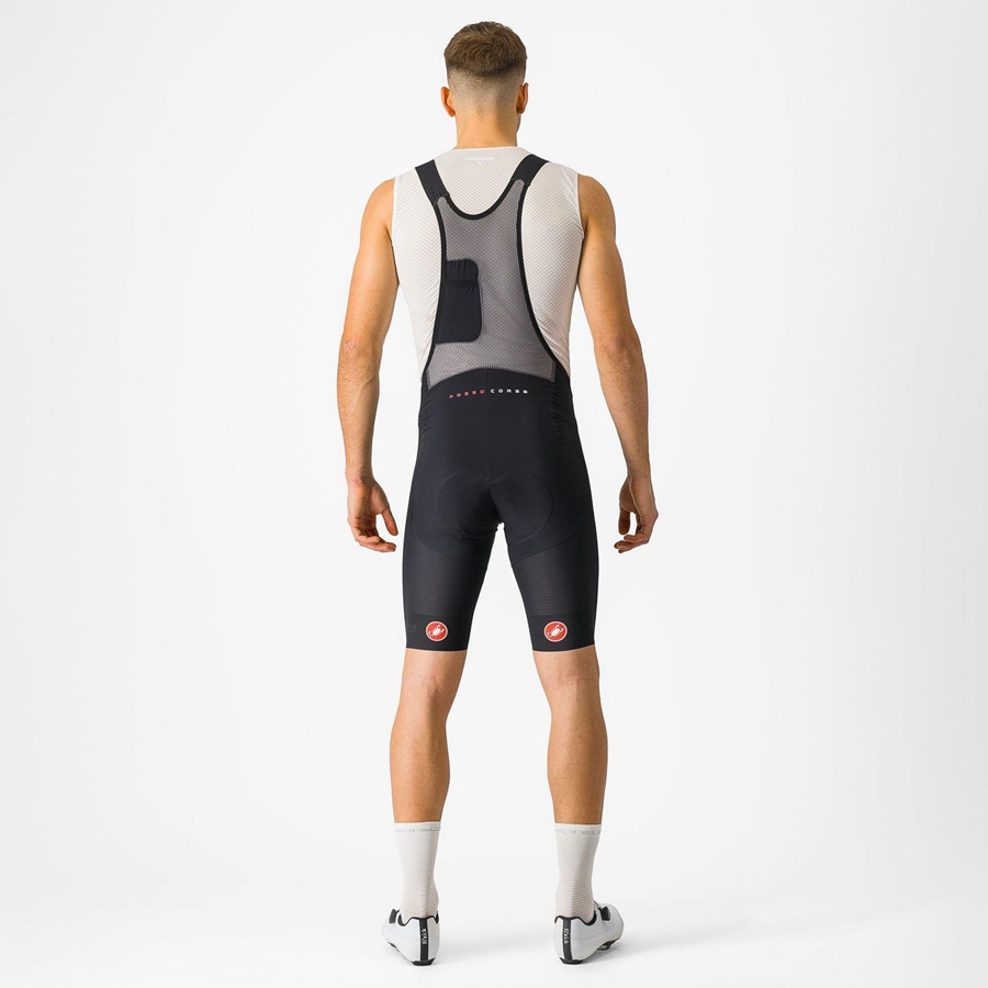 Castelli SUPERLEGGERA Bib Shorts Herre Sort | BSVWAFH-64