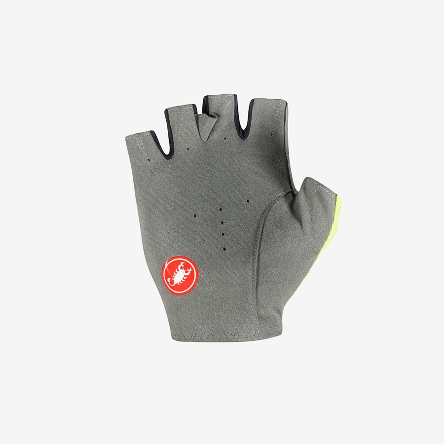 Castelli SUPERLEGGERA SUMMER. Handsker Herre Lysegrøn | TYMZKHP-46