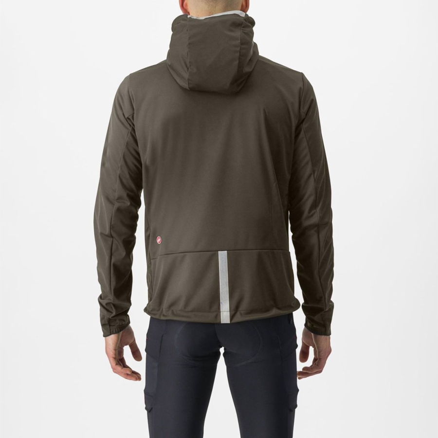 Castelli TRAIL HOODIE Jakker Herre Grøn | EUCYPIG-06