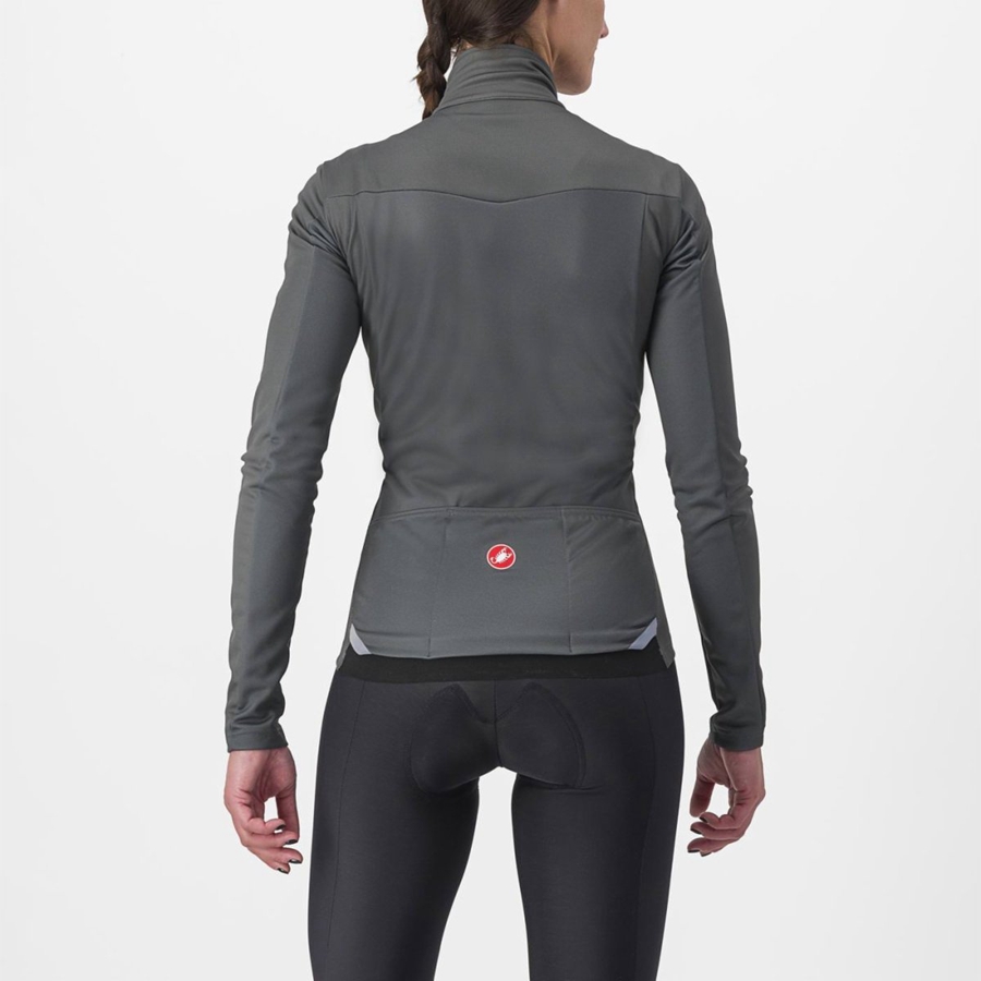 Castelli TRANSITION 2 W Jakker Dame Grå | DBHOYSM-41