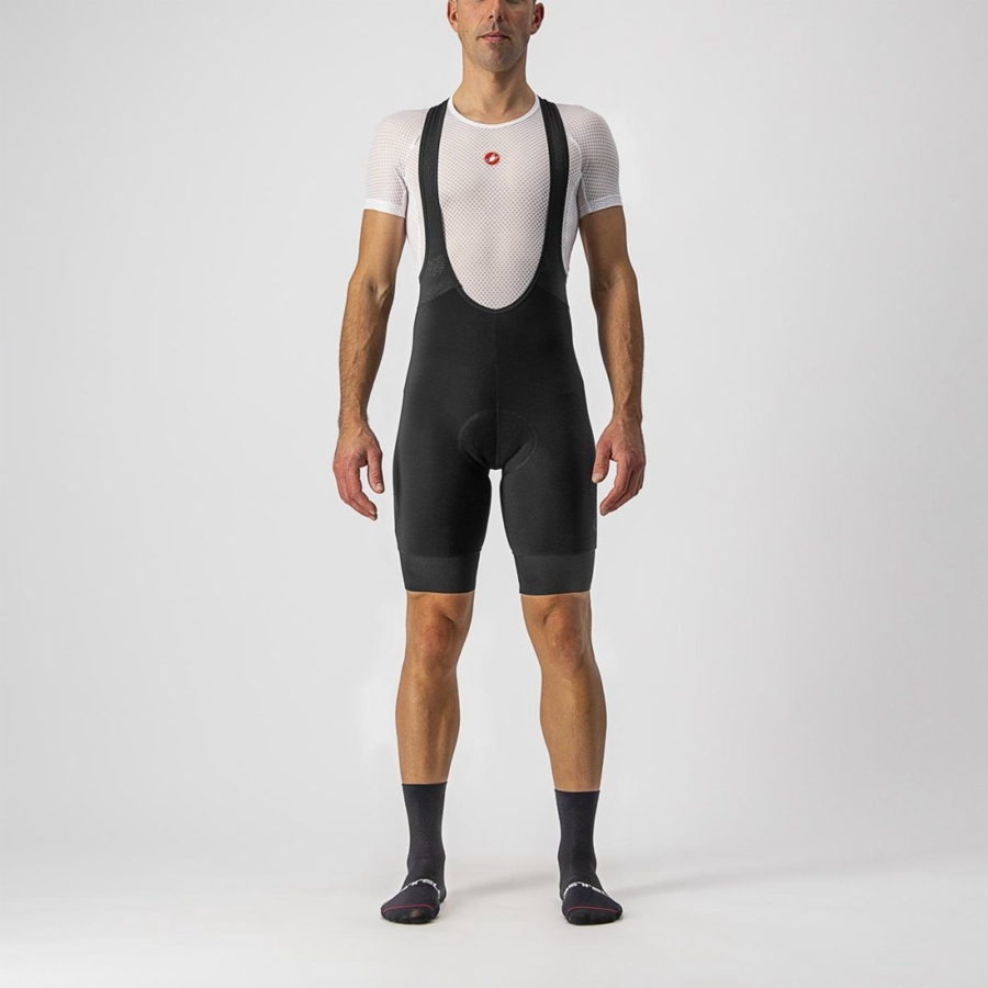 Castelli TUTTO NANO Bib Shorts Herre Sort | CSGZOYB-21