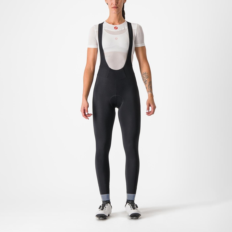 Castelli TUTTO NANO W Bib Strømpebukser Dame Sort | SVLHMYW-13