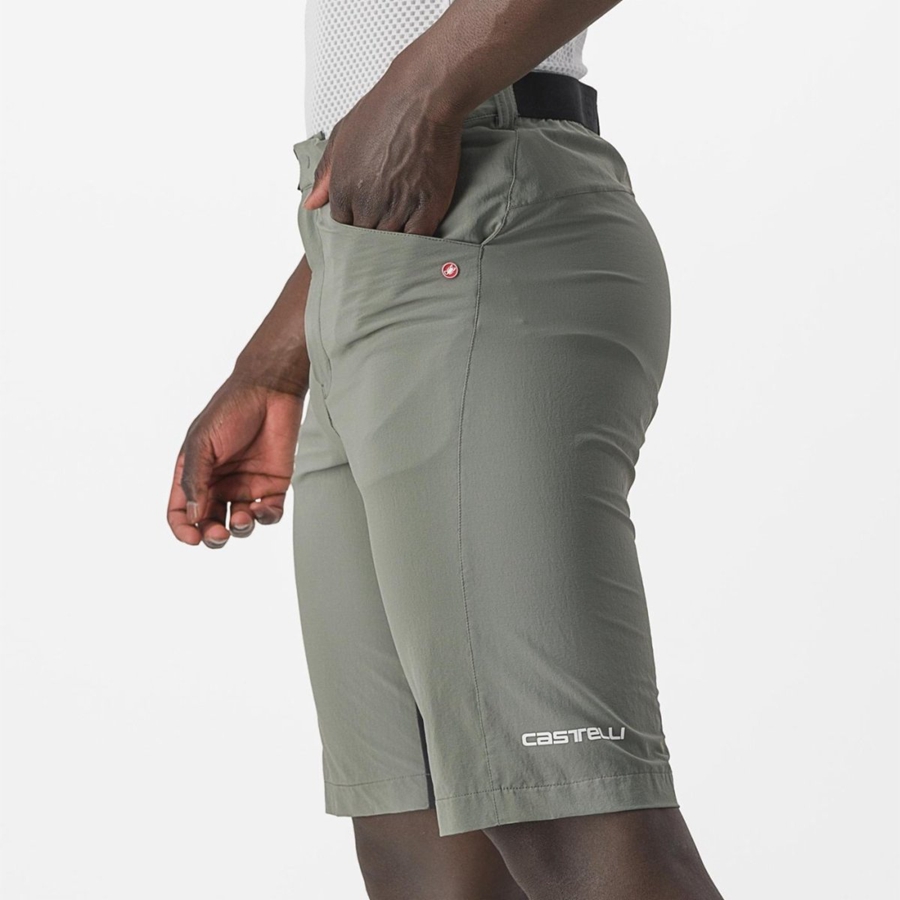 Castelli UNLIMITEDGY Shorts Herre Grå | LZJTEPB-50