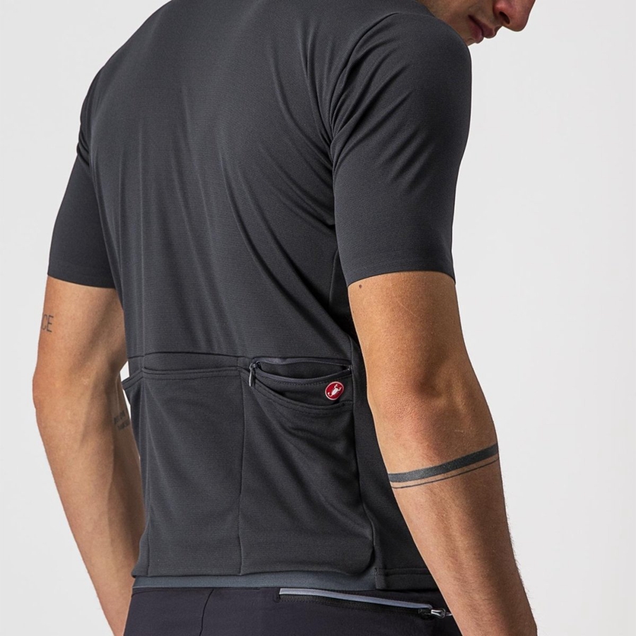 Castelli UNLIMITED ALLROAD Jersey Herre Mørkegrå | XGUENFV-27