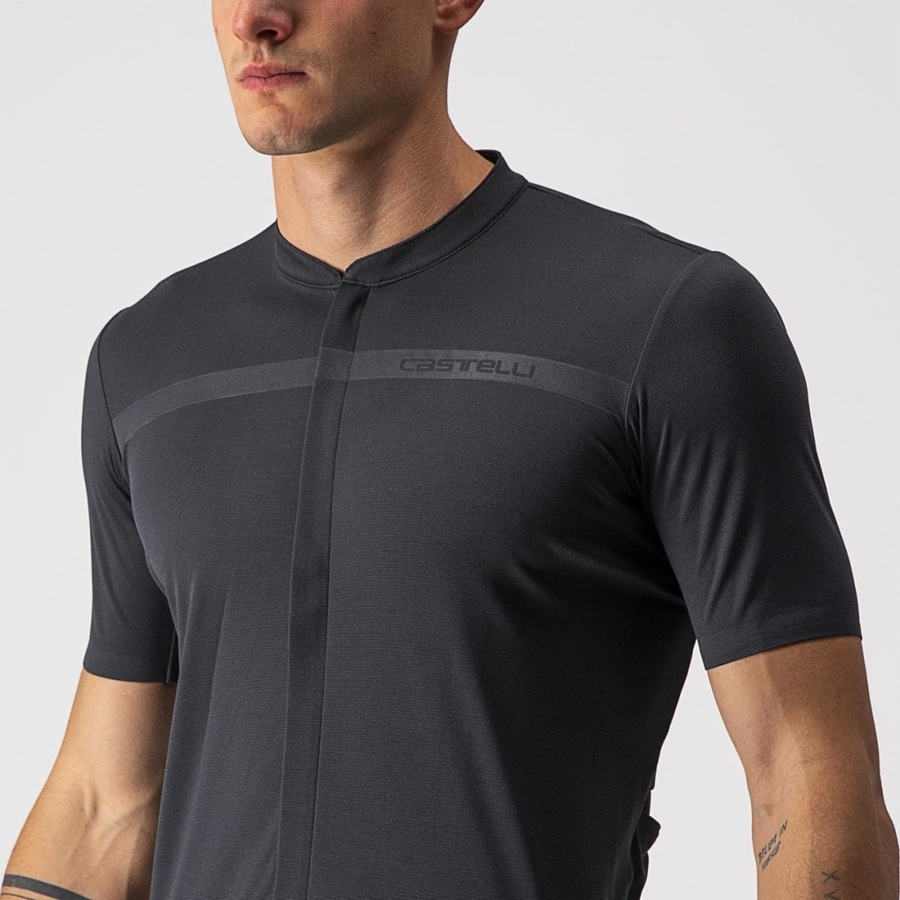 Castelli UNLIMITED ALLROAD Jersey Herre Mørkegrå | XGUENFV-27