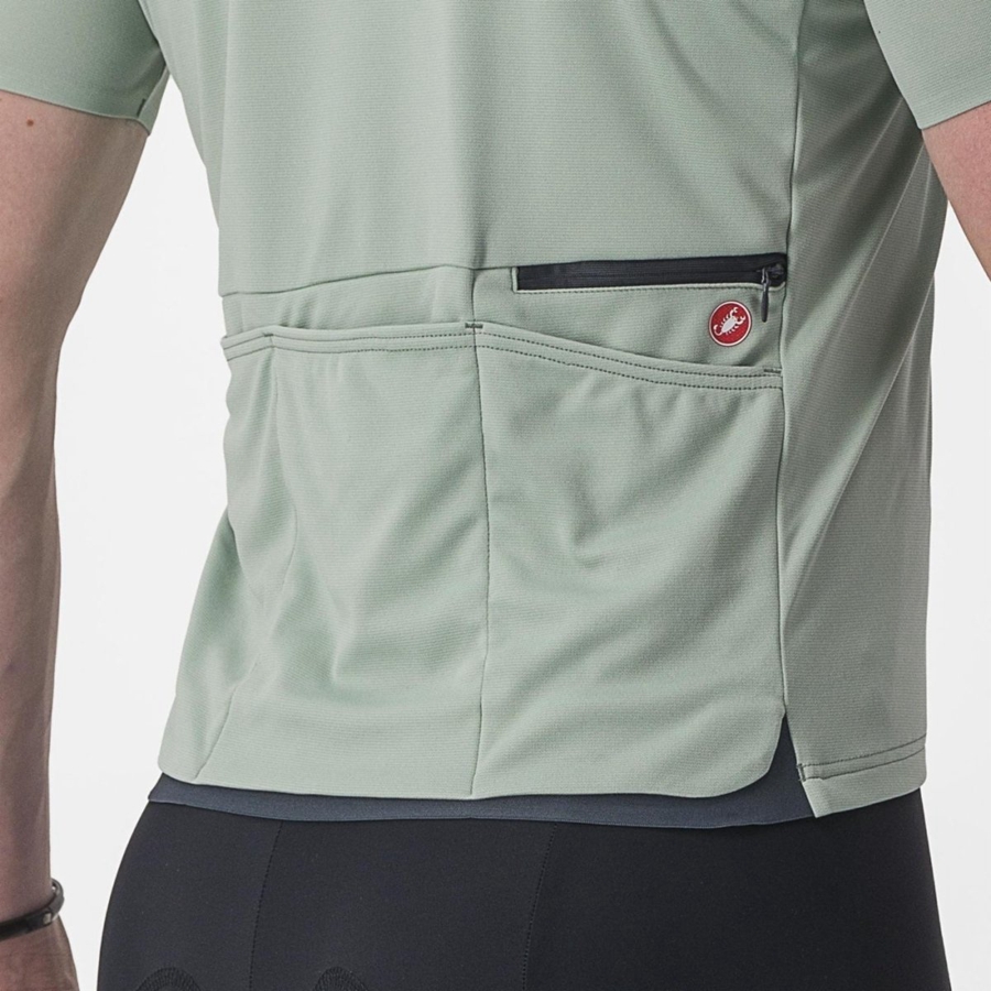 Castelli UNLIMITED ALLROAD Jersey Herre Grøn | CTIZLEO-07