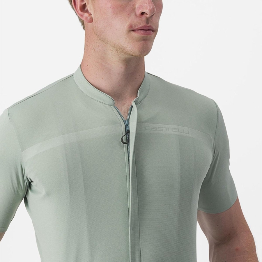 Castelli UNLIMITED ALLROAD Jersey Herre Grøn | CTIZLEO-07