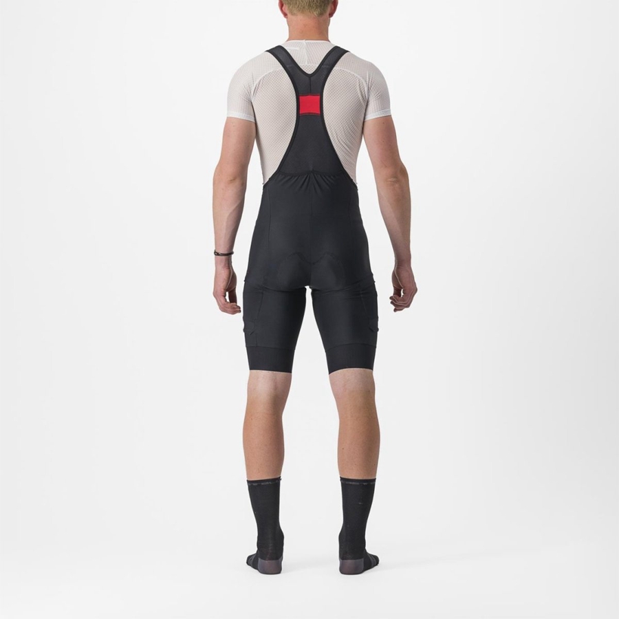 Castelli UNLIMITED CARGO Bib Shorts Herre Sort | ZPLOIAD-02