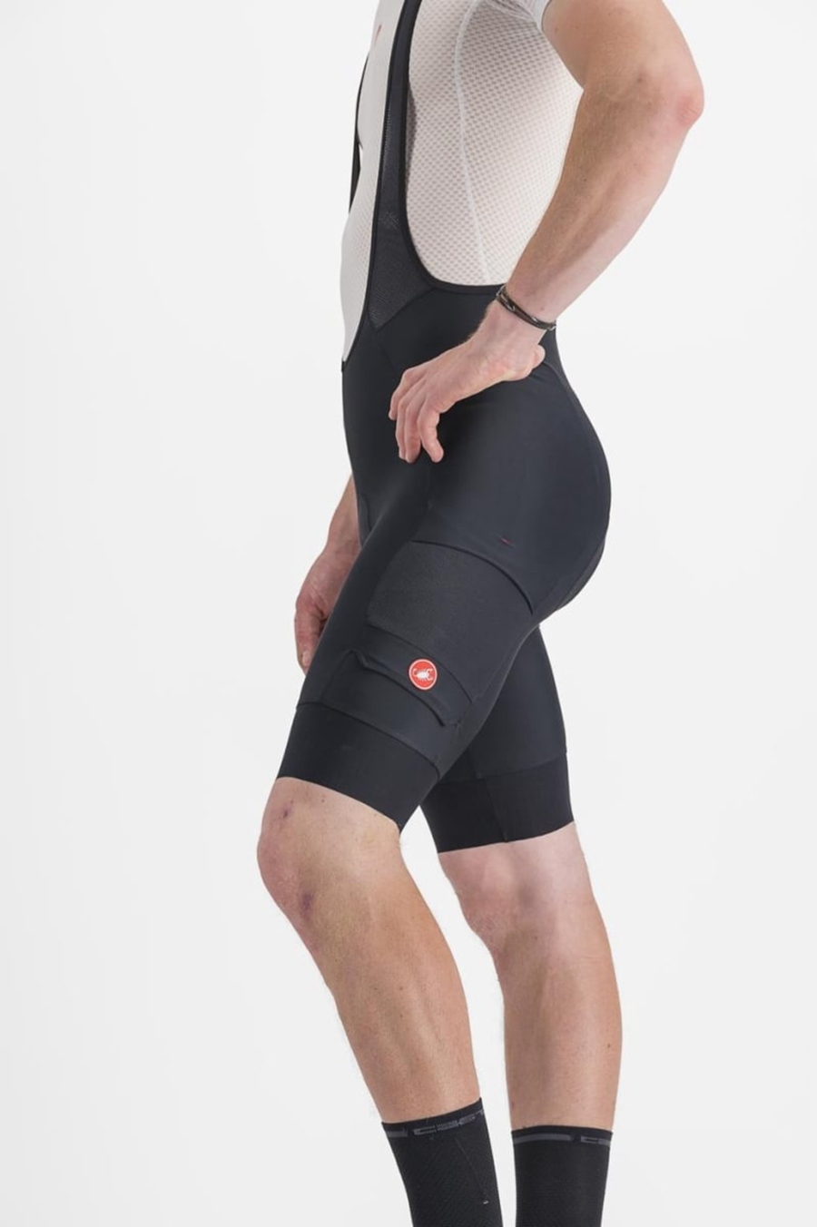 Castelli UNLIMITED CARGO Bib Shorts Herre Sort | ZPLOIAD-02