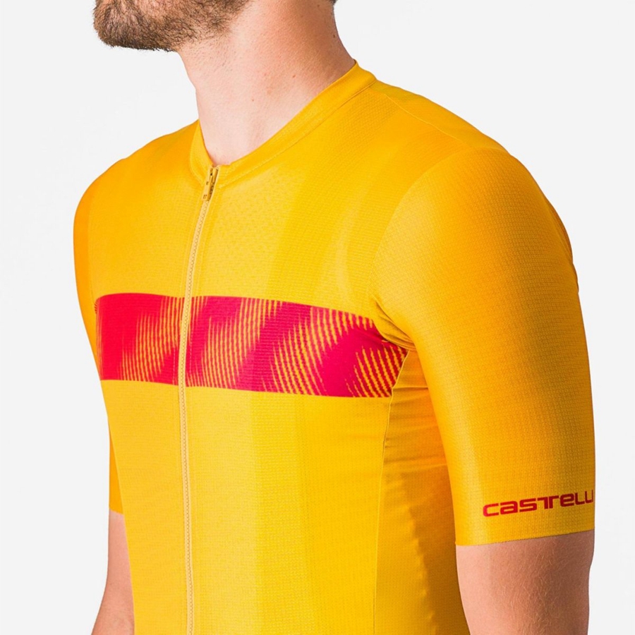 Castelli UNLIMITED ENDURANCE Jersey Herre Rød | NKDTGIJ-48