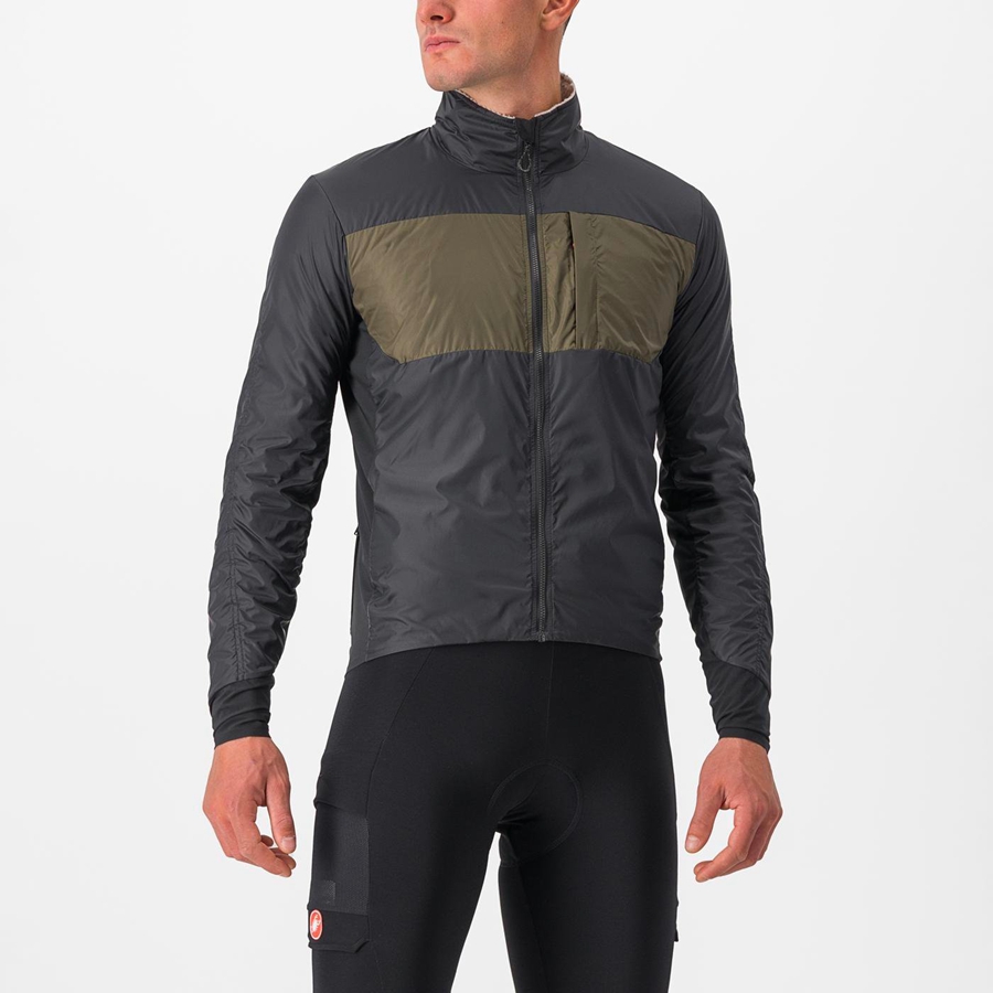 Castelli UNLIMITED PUFFY Jakker Herre Sort | QVAINFM-26