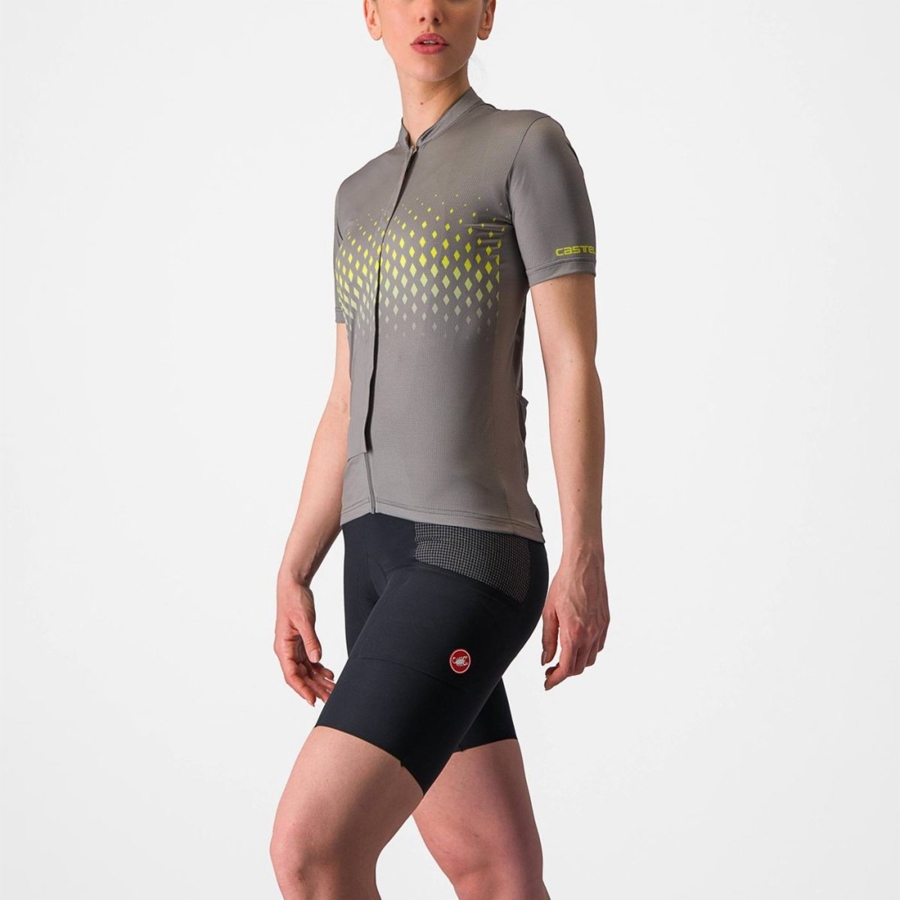 Castelli UNLIMITED SENTIERO 3 Jersey Dame Grå | NLUGIMP-89