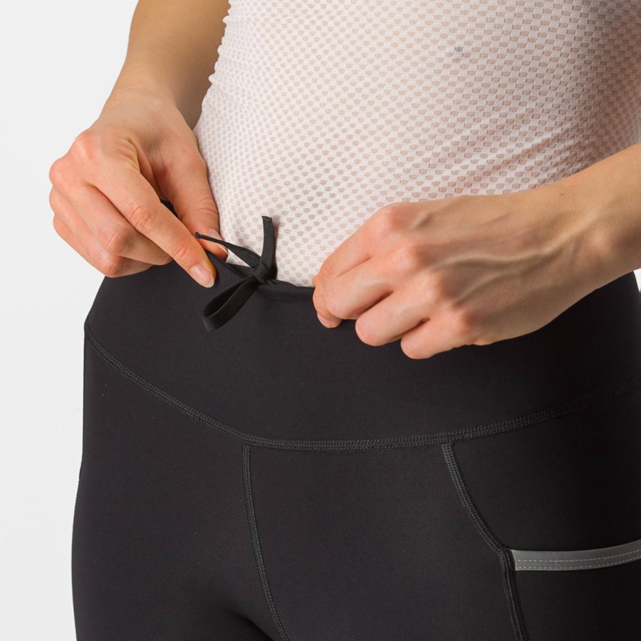 Castelli UNLIMITED TRAIL W Leggings Dame Sort | EHSWJXK-82