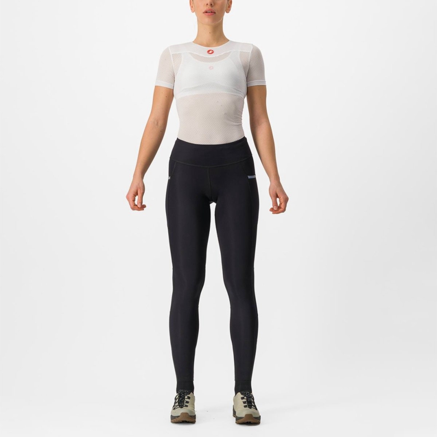 Castelli UNLIMITED TRAIL W Leggings Dame Sort | EHSWJXK-82