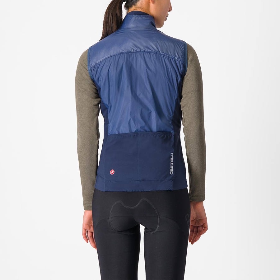 Castelli UNLIMITED W PUFFY Vest Dame Blå Blå | BLSVNMF-96