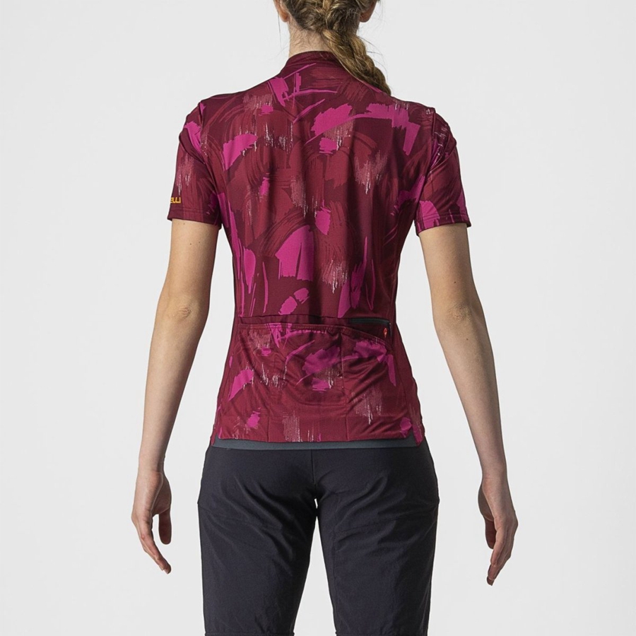 Castelli UNLTD SENTIERO Jersey Dame Rød | TDLEJUS-59