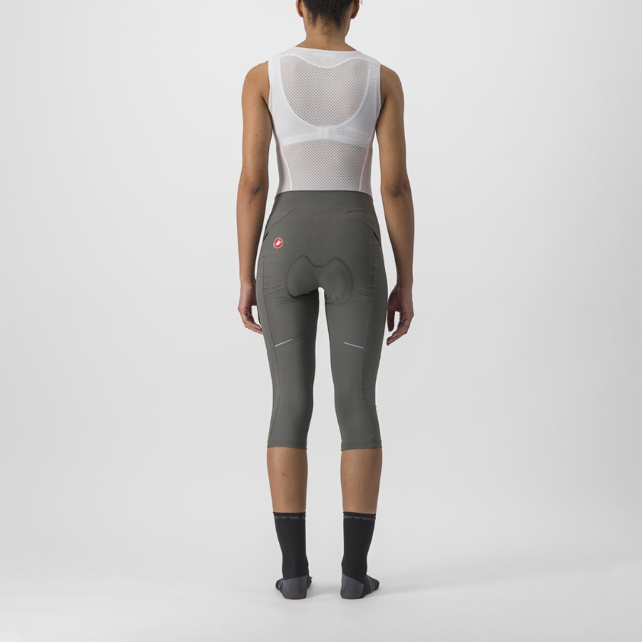 Castelli VELOCISSIMA 3 KNICKER Leggings Dame Grå Mørkegrå | THZRWUX-09