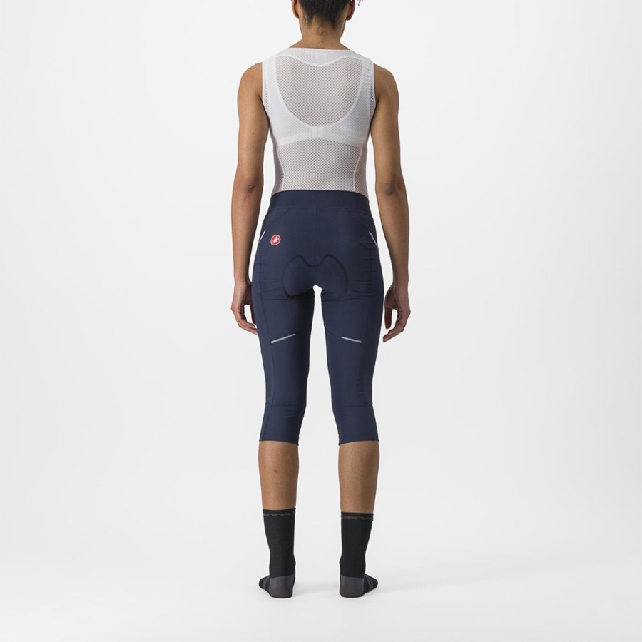 Castelli VELOCISSIMA 3 KNICKER Leggings Dame Blå Lilla Hvide | PDAGBRE-56