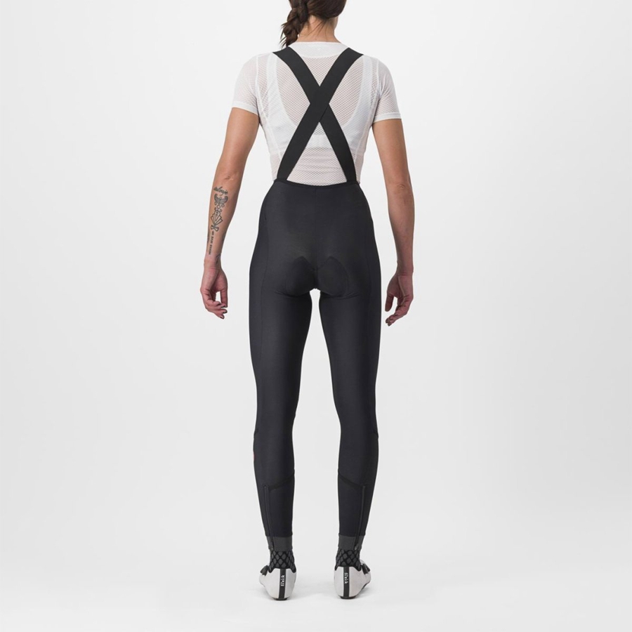 Castelli VELOCISSIMA DT Bib Strømpebukser Dame Sort Sort | ERJBVXM-36