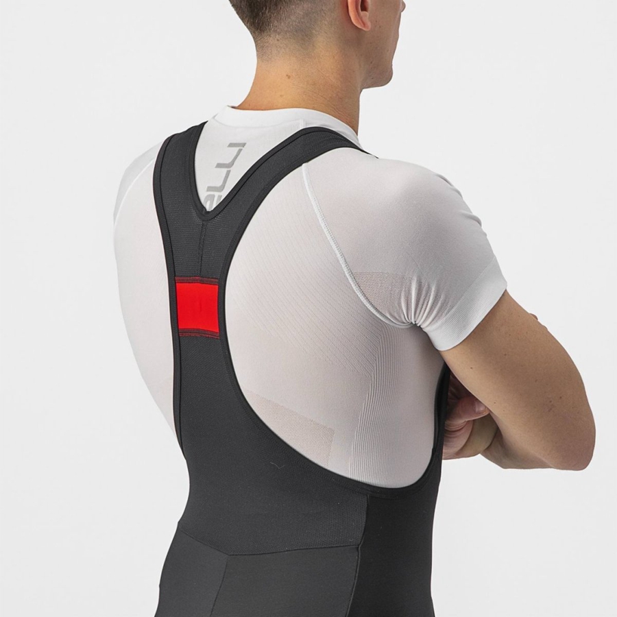 Castelli VELOCISSIMO 5 Bib Strømpebukser Herre Sort Lysegrøn | PCSUFJT-32