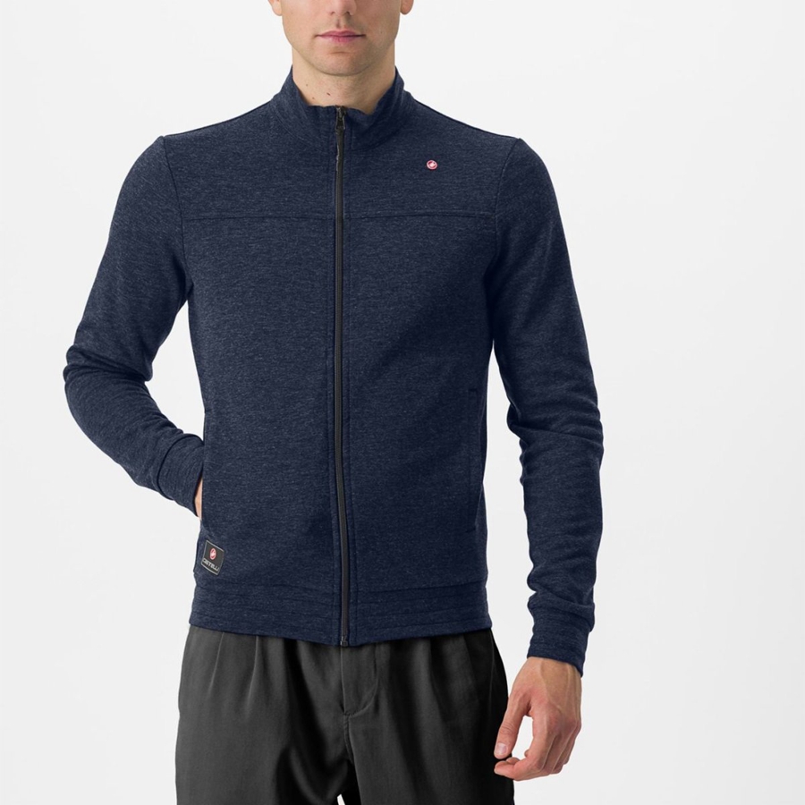 Castelli VIGORELLI TRACK Casual Herre Blå | HIJWDPK-50